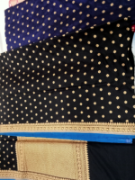 Gold Zari Weaving Handloom Sarees