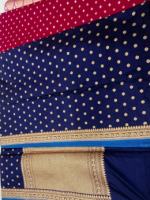 Gold Zari Weaving Handloom Sarees